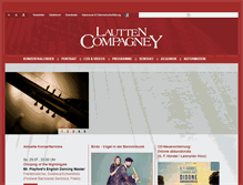 Tablet Screenshot of lauttencompagney.de